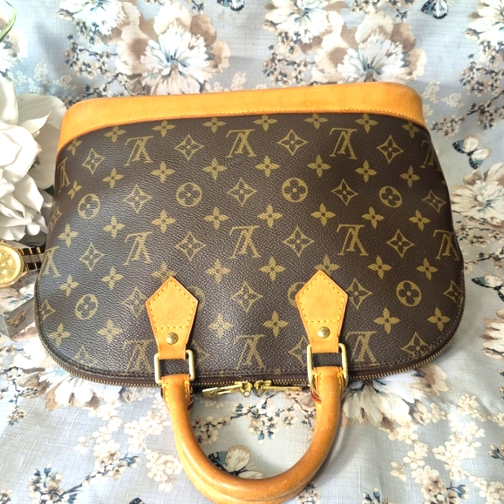 `ღ´- ♥ -`ღ´AUTHENTIC LOUIS VUITTON MONOGRAM ALMA ღ´- ♥ -`ღ´ - Picture 9 of 15